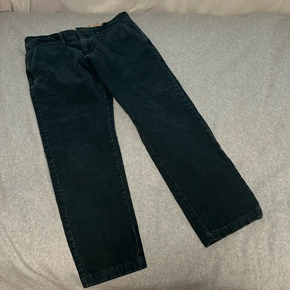Mens Dockers Corduroy Pants Size 31 Slim Fit Smart 360 Flex Green